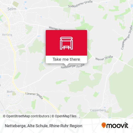 Netteberge, Alte Schule map