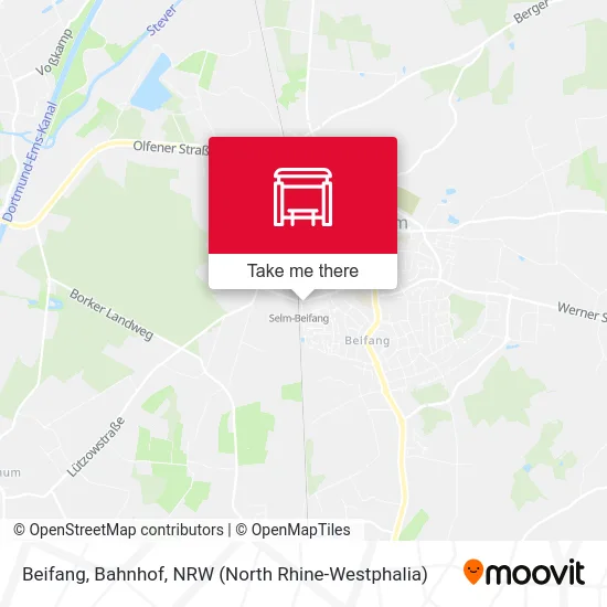 Beifang, Bahnhof map