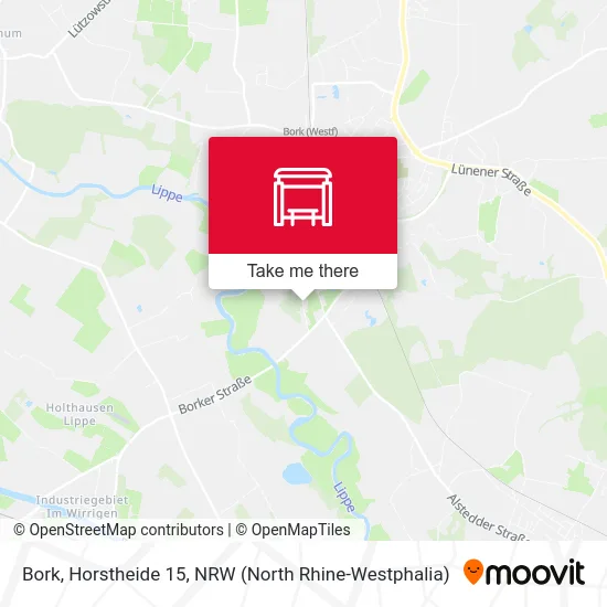 Bork, Horstheide 15 map