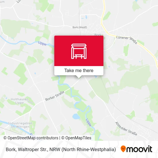 Bork, Waltroper Str. map