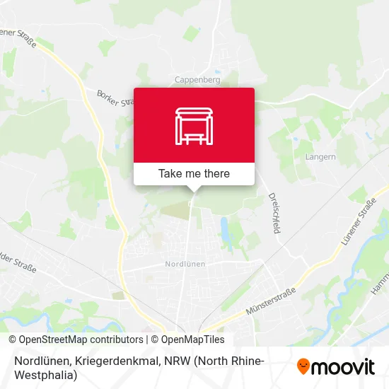 Nordlünen, Kriegerdenkmal map