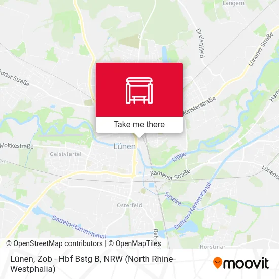 Lünen, Zob - Hbf Bstg B map