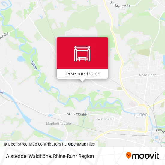 Карта Alstedde, Waldhöhe
