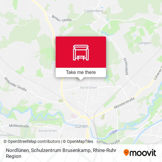 Nordlünen, Schulzentrum Brusenkamp map