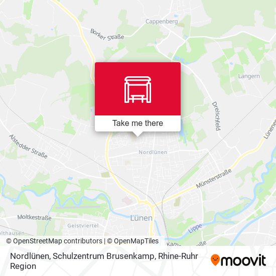 Nordlünen, Schulzentrum Brusenkamp map