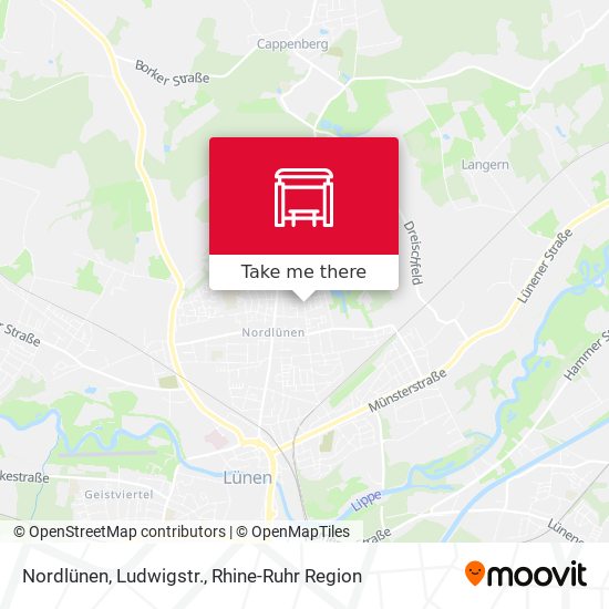 Nordlünen, Ludwigstr. map