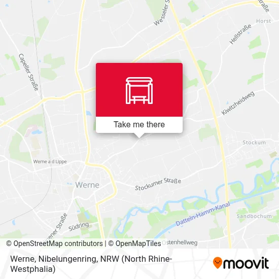 Werne, Nibelungenring map