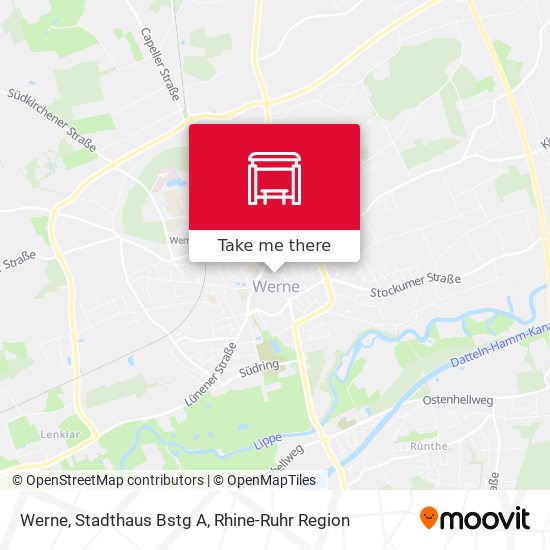 Werne, Stadthaus Bstg A map