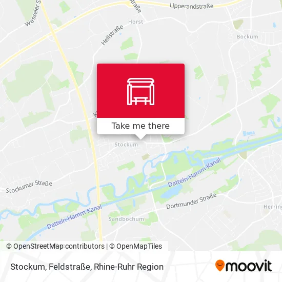 Карта Stockum, Feldstraße