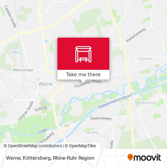 Werne, Köttersberg map