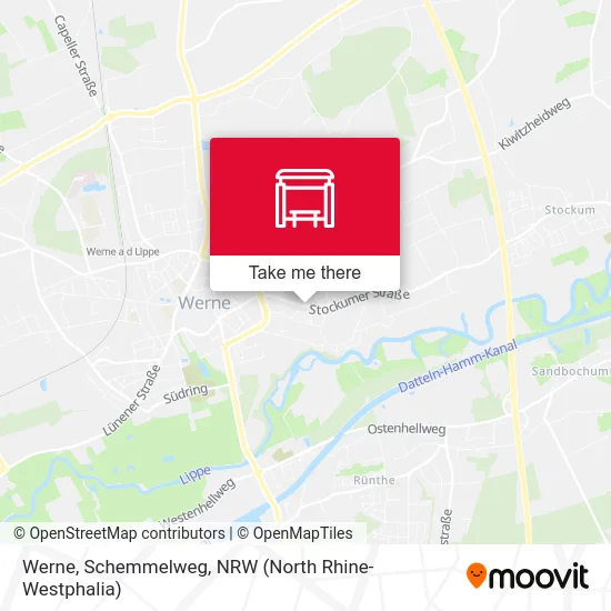 Werne, Schemmelweg map