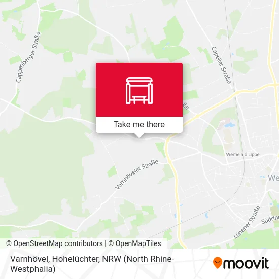 Карта Varnhövel, Hohelüchter