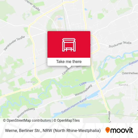 Werne, Berliner Str. map