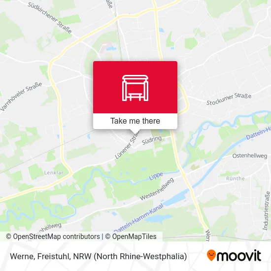 Werne, Freistuhl map