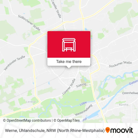 Werne, Uhlandschule map