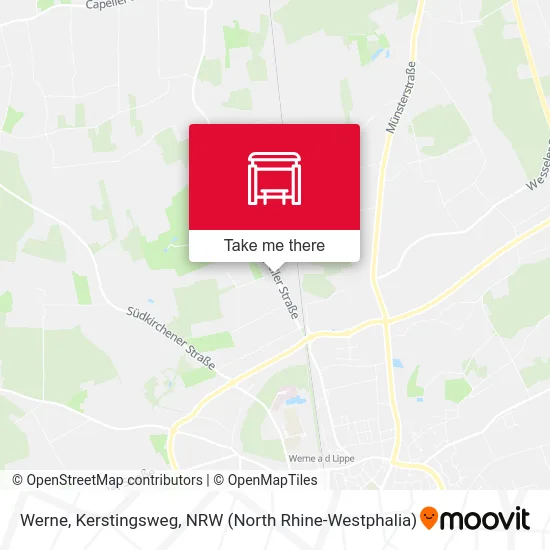 Werne, Kerstingsweg map