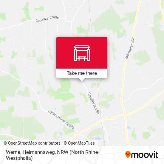 Werne, Heimannsweg map