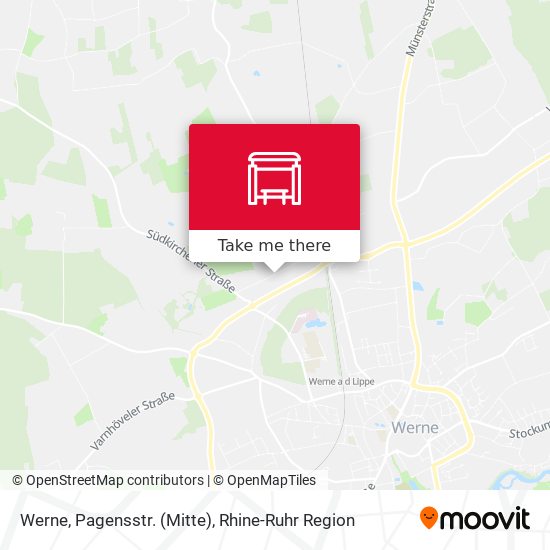 Werne, Pagensstr. (Mitte) map