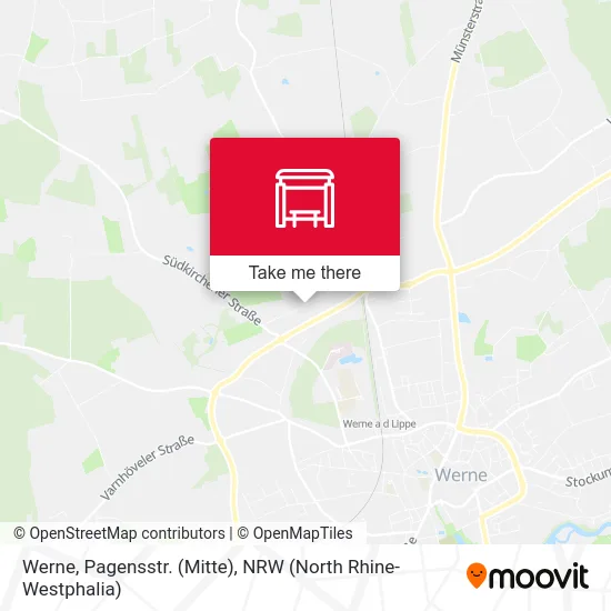 Werne, Pagensstr. (Mitte) map