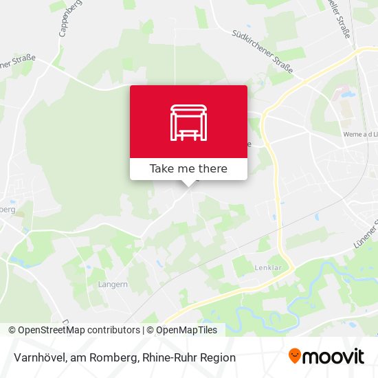 Varnhövel, am Romberg map