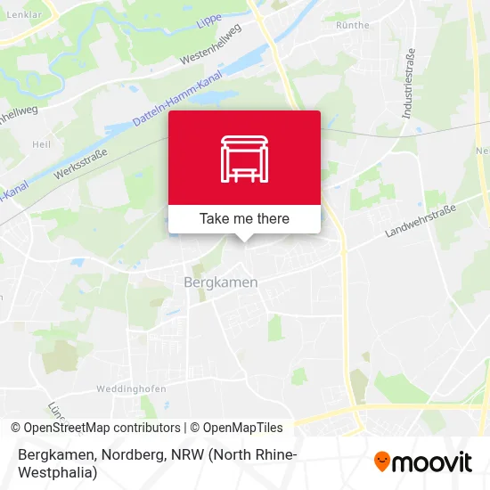 Bergkamen, Nordberg map