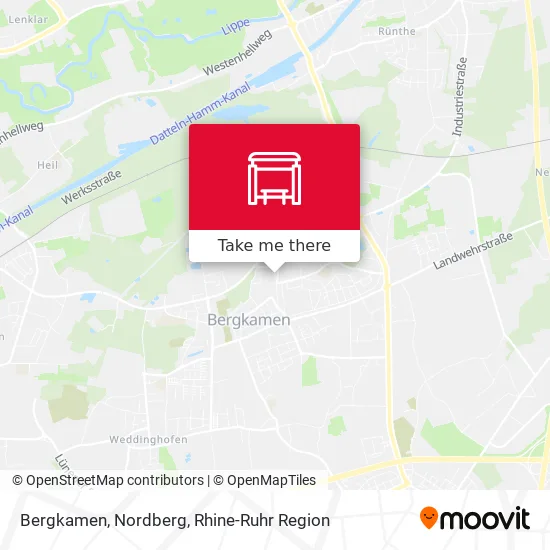 Карта Bergkamen, Nordberg