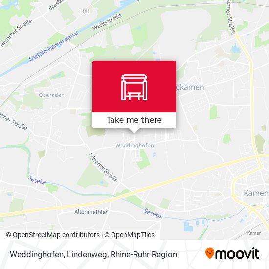 Weddinghofen, Lindenweg map