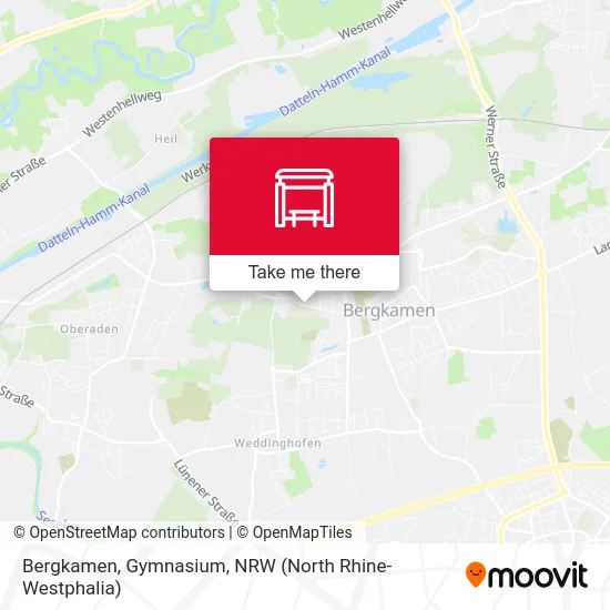 Bergkamen, Gymnasium map