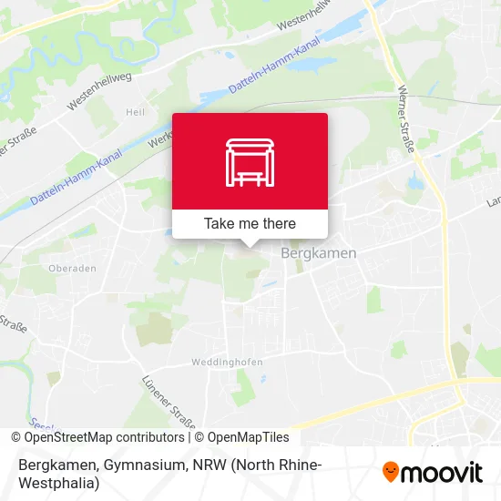 Bergkamen, Gymnasium map