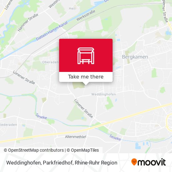 Weddinghofen, Parkfriedhof map