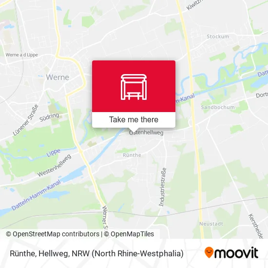 Карта Rünthe, Hellweg