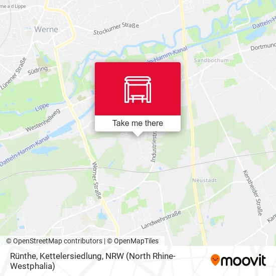 Карта Rünthe, Kettelersiedlung