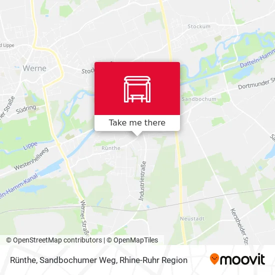 Карта Rünthe, Sandbochumer Weg