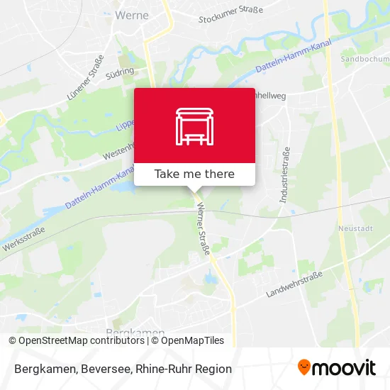 Карта Bergkamen, Beversee