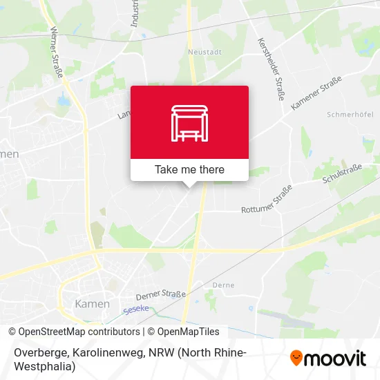 Карта Overberge, Karolinenweg