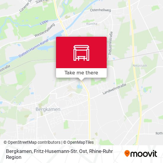 Bergkamen, Fritz-Husemann-Str. Ost map