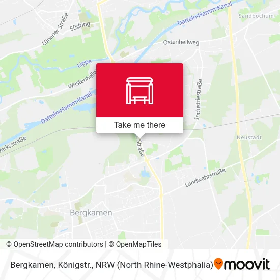 Bergkamen, Königstr. map