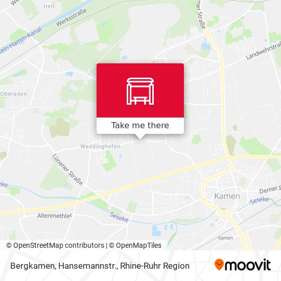 Bergkamen, Hansemannstr. map