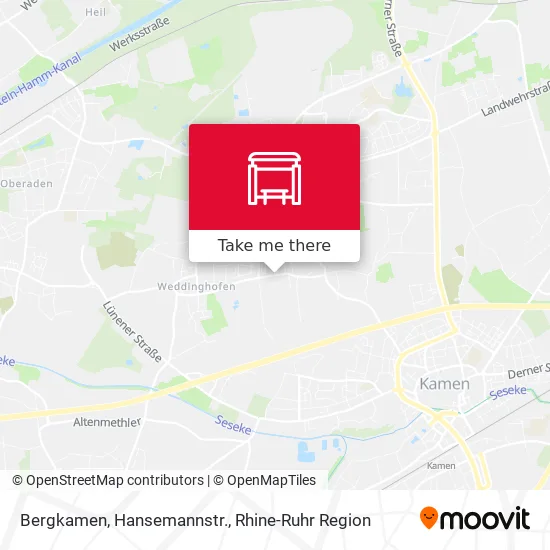 Карта Bergkamen, Hansemannstr.