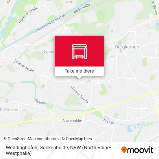 Weddinghofen, Goekenheide map