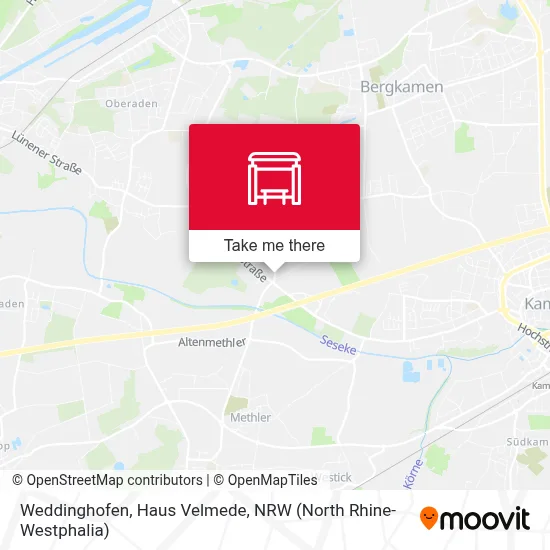 Weddinghofen, Haus Velmede map