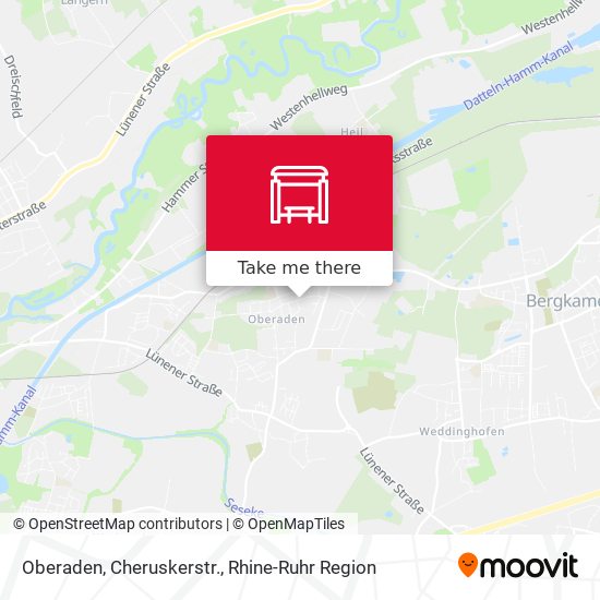 Oberaden, Cheruskerstr. map