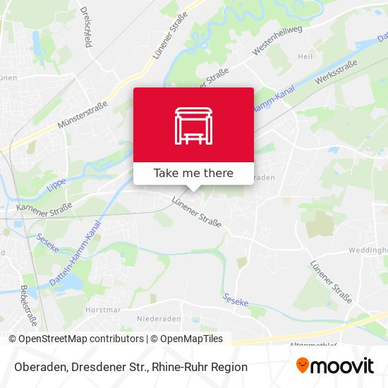 Oberaden, Dresdener Str. map