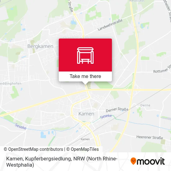 Kamen, Kupferbergsiedlung map