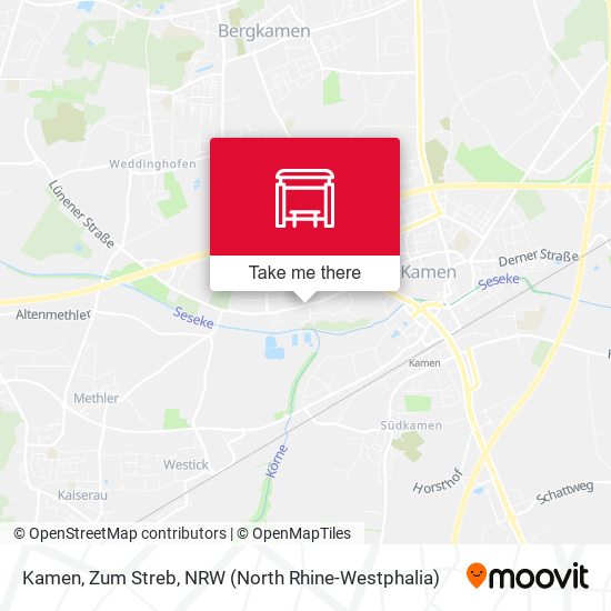 Карта Kamen, Zum Streb