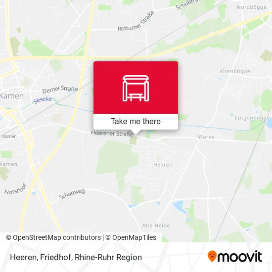 Карта Heeren, Friedhof