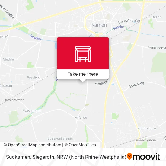 Südkamen, Siegeroth map