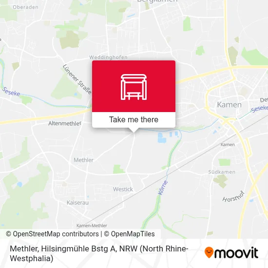 Methler, Hilsingmühle Bstg A map