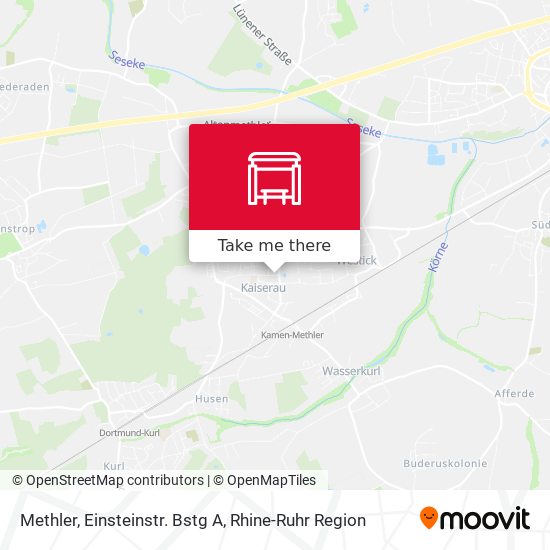 Methler, Einsteinstr. Bstg A map