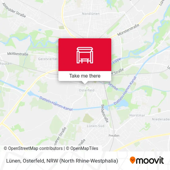 Lünen, Osterfeld map